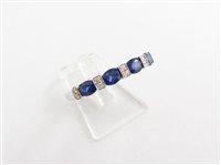Ring Orelù Woman in White Gold Zaffiro 0.96 Ct 0010085 - 0010085